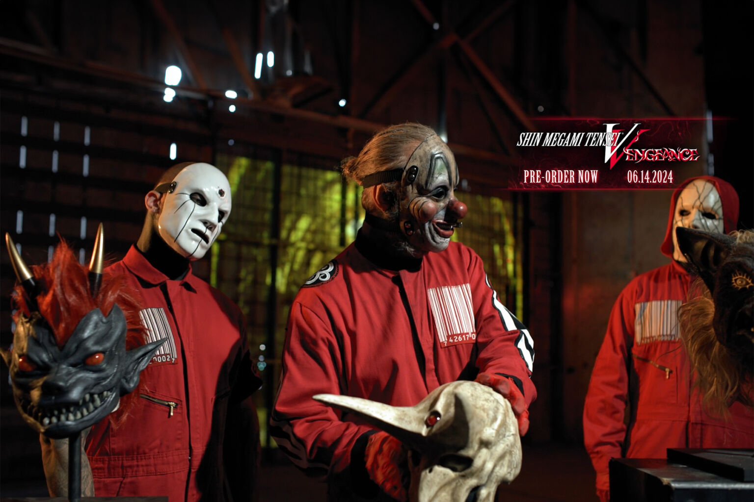 SLIPKNOT Members Talk Love Of Masks And Demons In Promotional Collaboration with “Shin Megami Tensei V: Vengeance” RPG Game