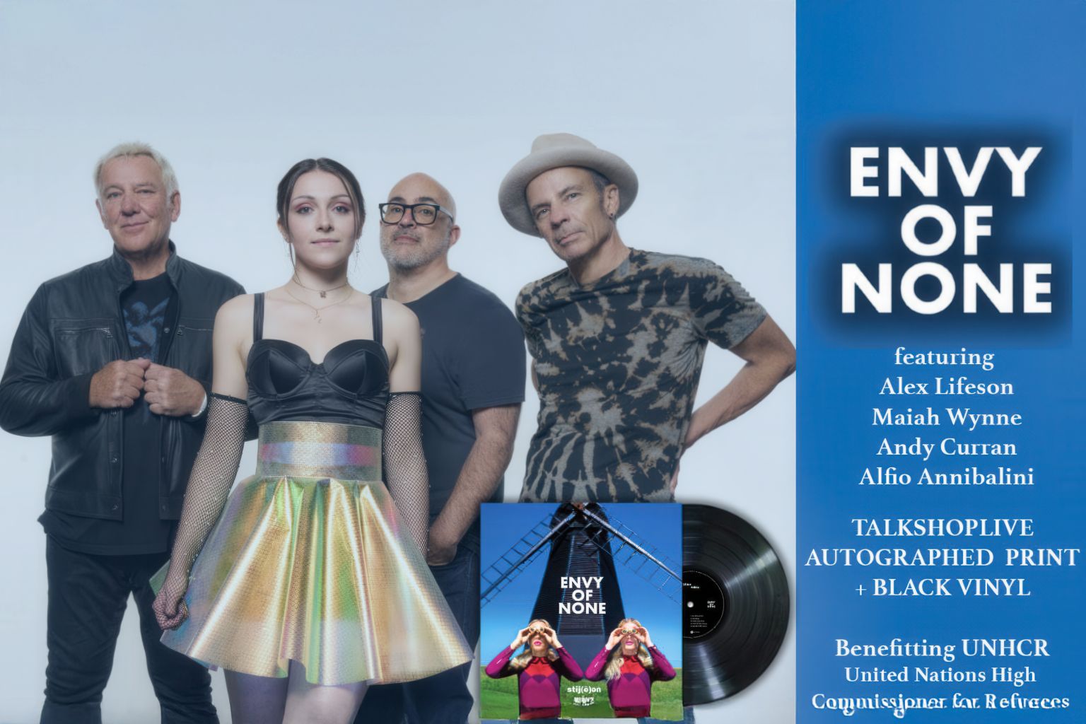 ALEX LIFESON’s ENVY OF NONE Band Will Appear On TalkShopLive Tomorrow, To Discuss New Album “Stygian Wavz”