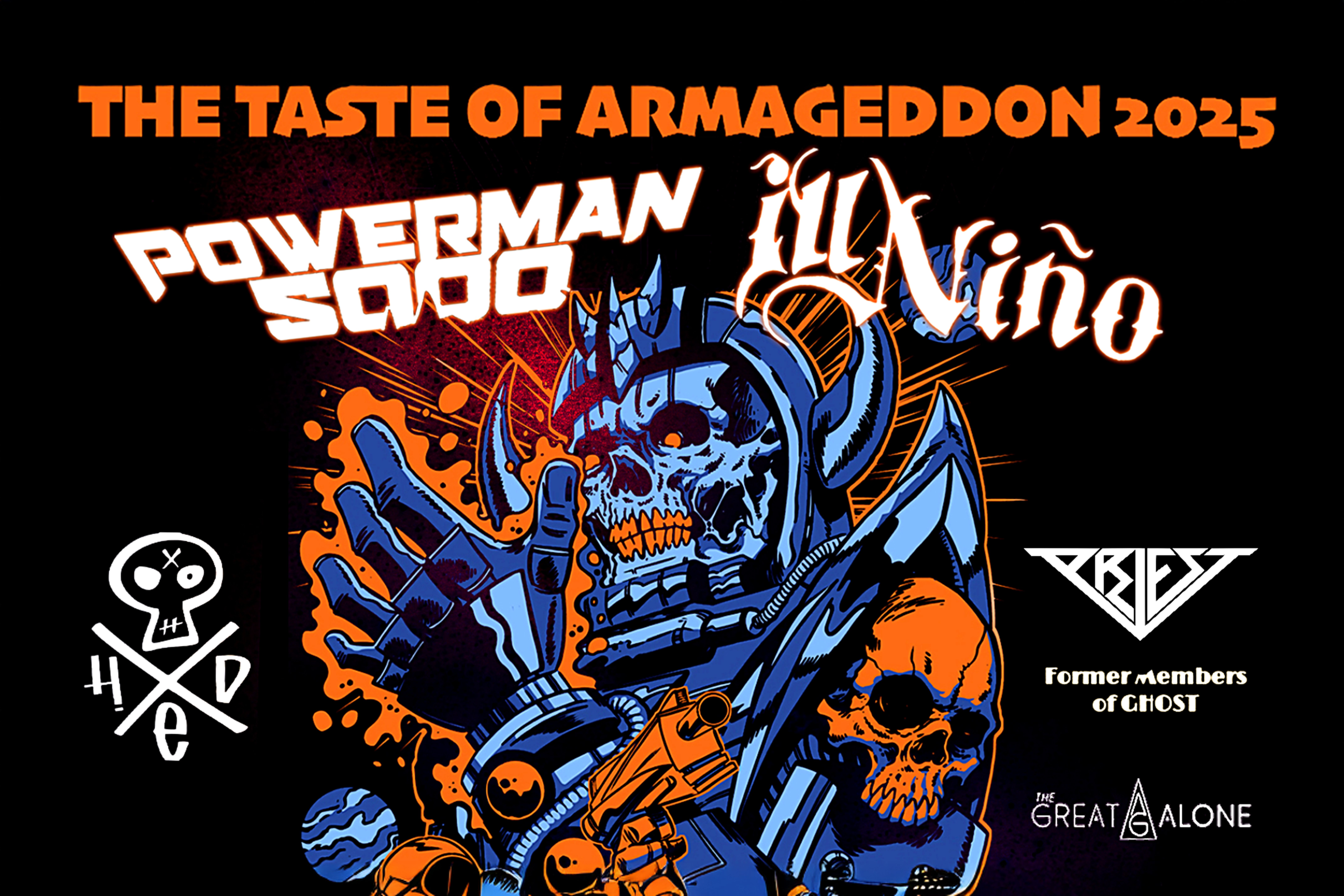 POWERMAN 5000 & ILL NIÑO Announce 2025 Summer Tour With (HED) P.E.