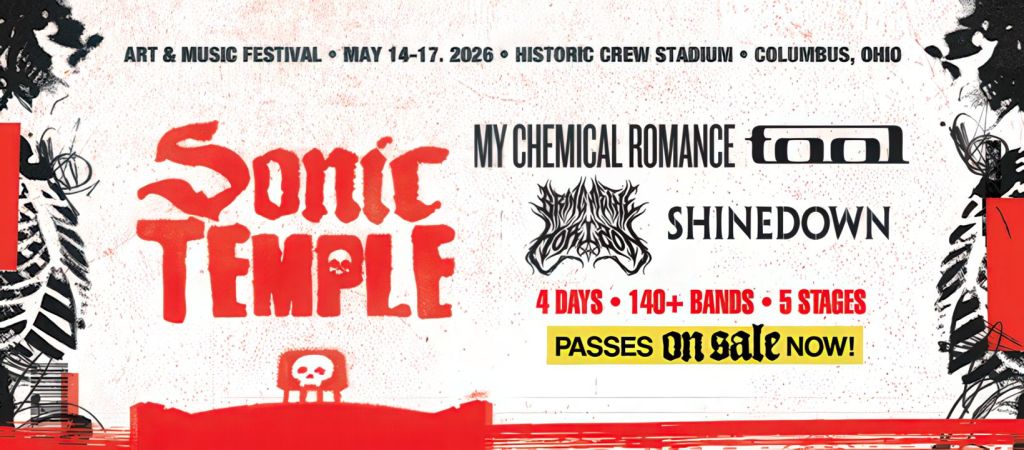 TOOL, SHINEDOWN, MY CHEMICAL ROMANCE & BRING ME THE HORIZON To Headline Massive 2026 Sonic Temple Festival Lineup